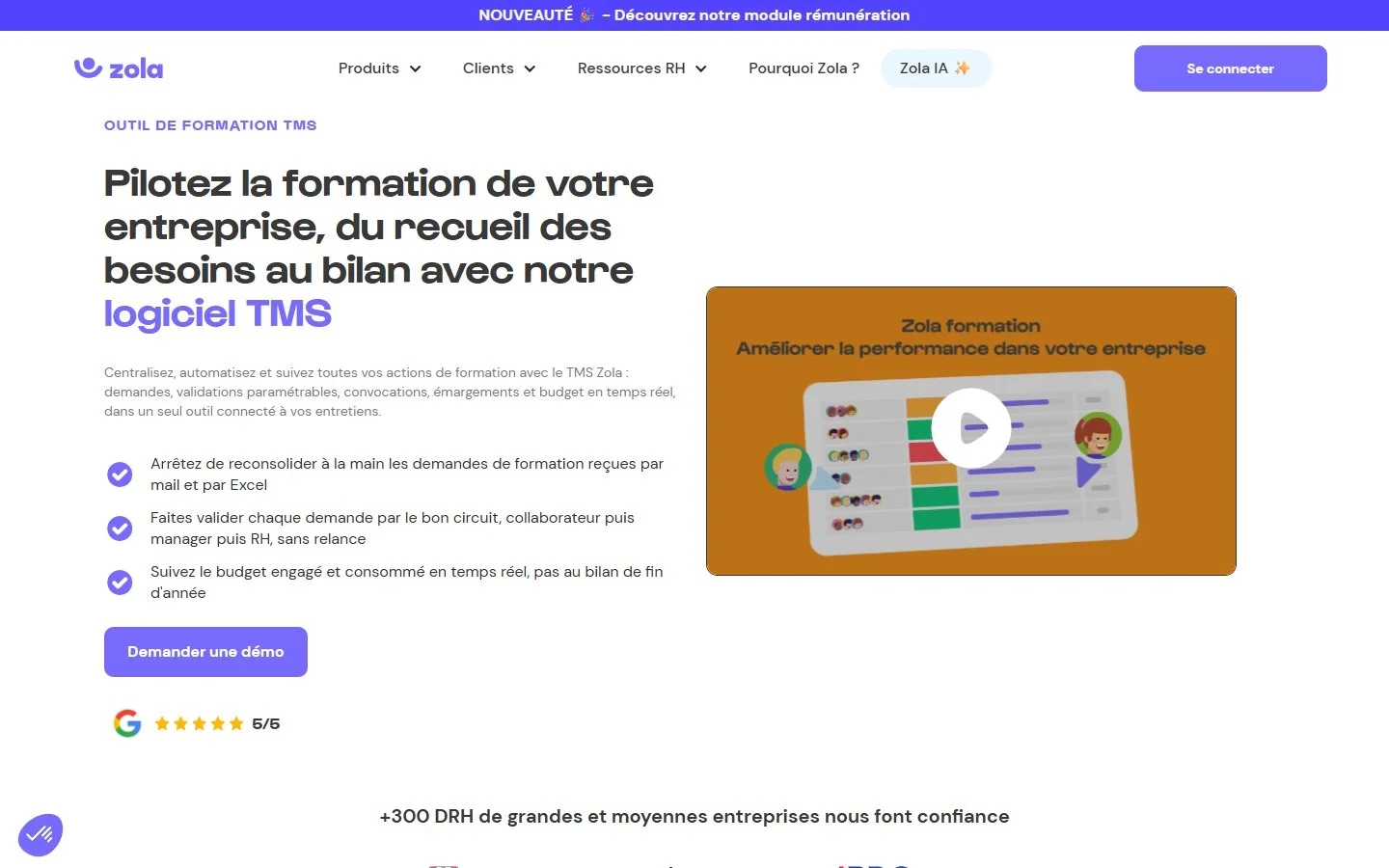Aperçu du logiciel de gestion de la formation comparé, illustration 2